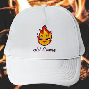Old Flame Trucker Hut – Feuerstark Femininer Stil Truckerkappe