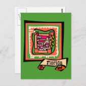 Old Florida Postkarte (Vorne/Hinten)