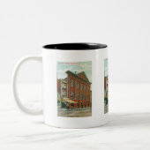 Old Fords Theater, Washington, DC Zweifarbige Tasse (Links)