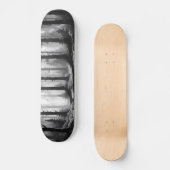 Old Forest in the Morning Mist Skateboard (Vorderseite)
