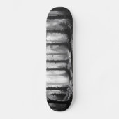 Old Forest in the Morning Mist Skateboard (Vorderseite)