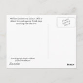 Old Fort Jackson, Savannah, Ga Postkarte (Rückseite)