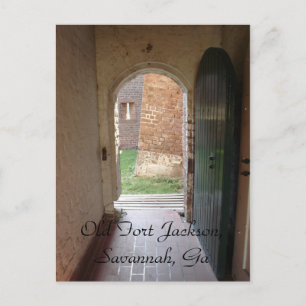 Old Fort Jackson, Savannah, Ga Postkarte