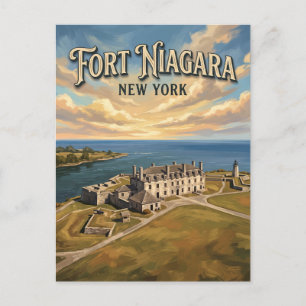 Old Fort Niagara Youngstown New York Postkarte