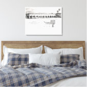 Old Fort William, Kalkutta Leinwanddruck (Insitu (Schlafzimmer))