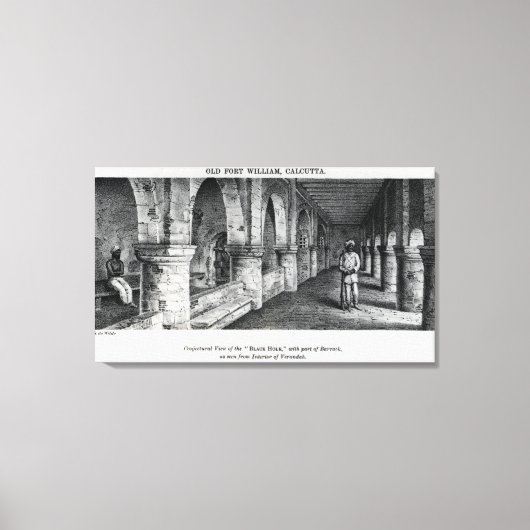 Old Fort William, Kalkutta Leinwanddruck (Vorderseite)
