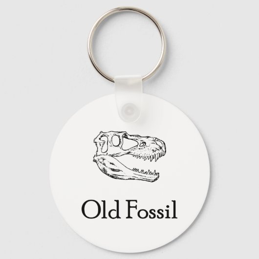 Old Fossil Keychain Schlüsselanhänger (Vorderseite)
