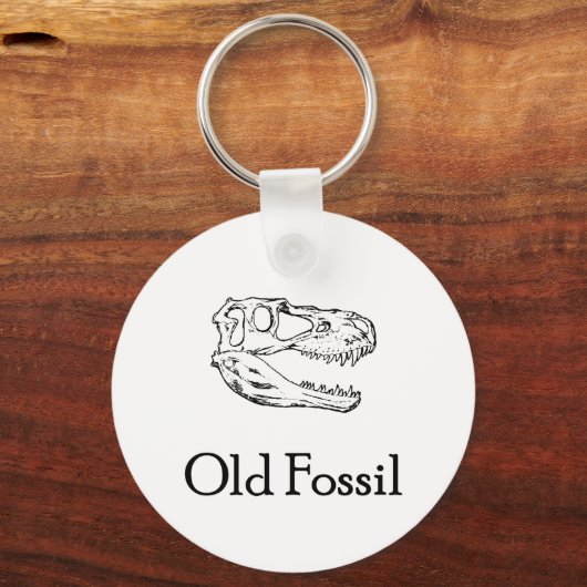 Old Fossil Keychain Schlüsselanhänger (Vorderseite)