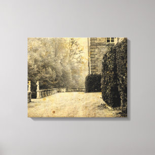 OLD-FOTO auf romantischen Leinwand