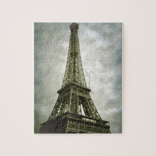 Old Foto Effect Eiffel Tower Paris Puzzle (Vertikal)