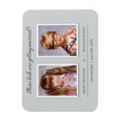 Old Foto Wedding Save the Date Magnet (Vertikal)