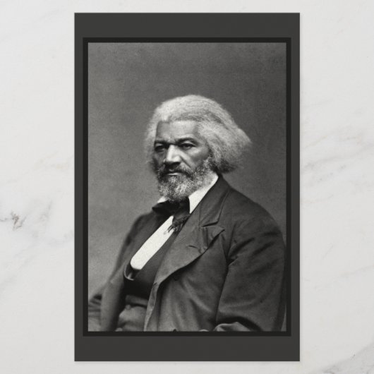 Old Fr3d3rick Bailey Douglas African American Hero Briefpapier (Vorderseite)