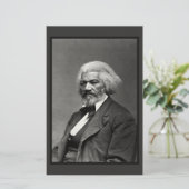 Old Fr3d3rick Bailey Douglas African American Hero Briefpapier (Stehend Vorderseite)