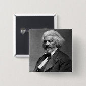 Old Fr3d3rick Bailey Douglas African American Hero Button (Vorne & Hinten)