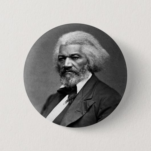 Old Fr3d3rick Bailey Douglas African American Hero Button (Vorderseite)