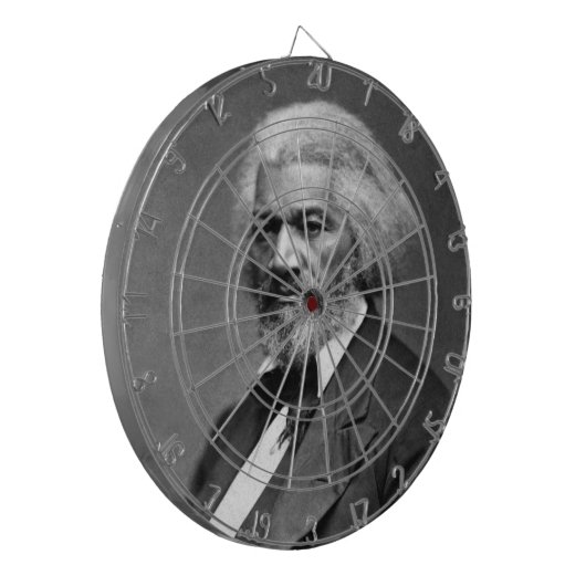 Old Fr3d3rick Bailey Douglas African American Hero Dartscheibe (Vorderseite Links)