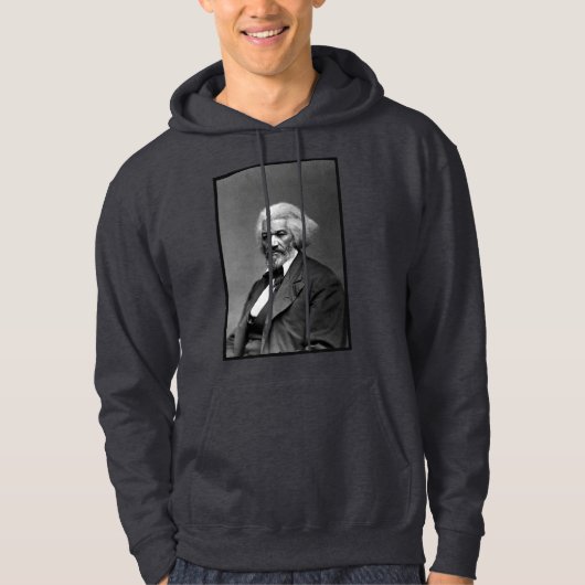 Old Fr3d3rick Bailey Douglas African American Hero Hoodie (Vorderseite)