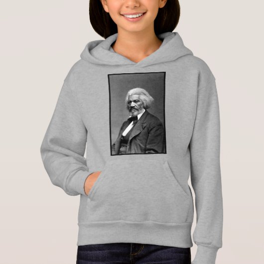 Old Fr3d3rick Bailey Douglas African American Hero Hoodie (Vorderseite)