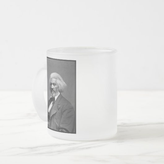 Old Fr3d3rick Bailey Douglas African American Hero Mattglastasse (Vorderseite Links)