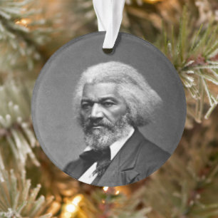 Old Fr3d3rick Bailey Douglas African American Hero Ornament