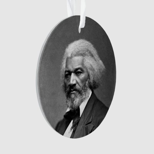Old Fr3d3rick Bailey Douglas African American Hero Ornament (Vorderseite)