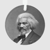 Old Fr3d3rick Bailey Douglas African American Hero Ornament (Rückseite)