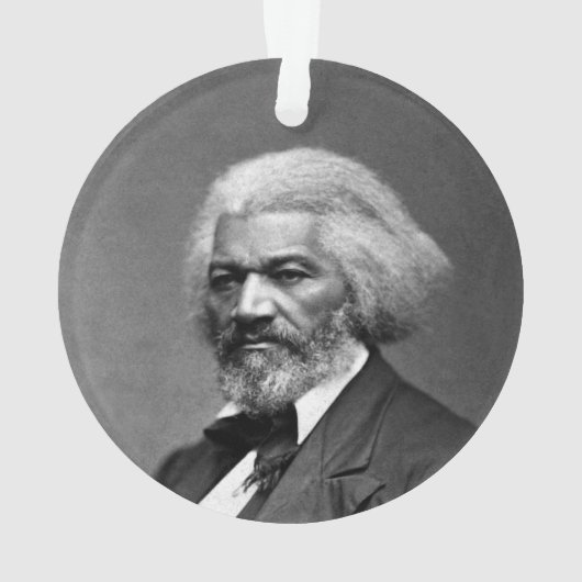 Old Fr3d3rick Bailey Douglas African American Hero Ornament (Rückseite)