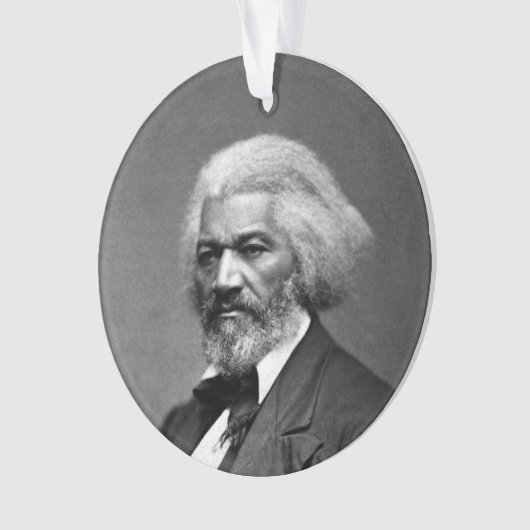 Old Fr3d3rick Bailey Douglas African American Hero Ornament (Vorderseite)
