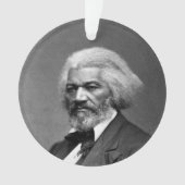 Old Fr3d3rick Bailey Douglas African American Hero Ornament (Vorderseite)