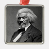 Old Fr3d3rick Bailey Douglas African American Hero Ornament Aus Metall (Vorne)