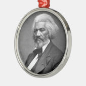 Old Fr3d3rick Bailey Douglas African American Hero Ornament Aus Metall (Links)