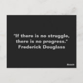 Old Fr3d3rick Bailey Douglas African American Hero Postkarte (Rückseite)