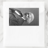 Old Fr3d3rick Bailey Douglas African American Hero Rechteckiger Aufkleber (Tasche)