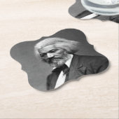 Old Fr3d3rick Bailey Douglas African American Hero Untersetzer (angewinkelt)