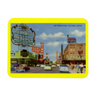 Old Fremont St., Las Vegas Vintag Magnet