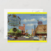 Old Fremont St., Las Vegas Vintag Postkarte (Vorne/Hinten)