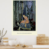 Old French Fairy Tales: Through the Forest Poster (Küche)