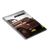 Old Funny Truck Vintag Classic Car Journal Notizblock (Rechte Seite)