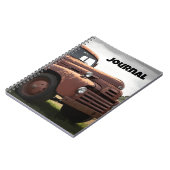 Old Funny Truck Vintag Classic Car Journal Notizblock (Linke Seite)