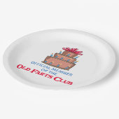 Old Furzen Club Pappteller (Schrägansicht)