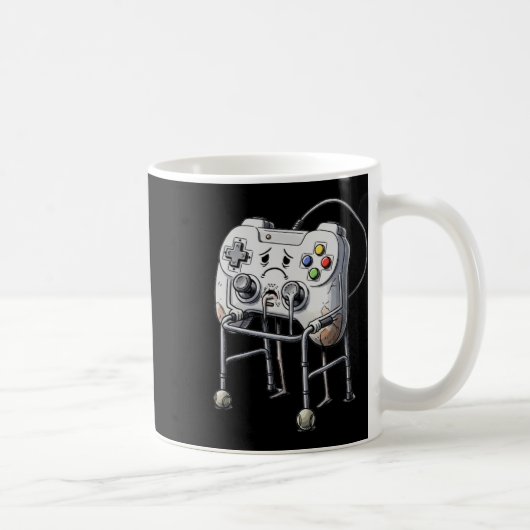 Old Gamer Retro Video Game Old Gamer Kaffeetasse (Rechts)