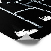 Old Gaming Controller Walker Funny Gamer Men Women Poster (Ecke)