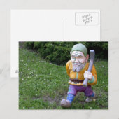 Old Garden Gnome Pitman Postkarte (Vorne/Hinten)
