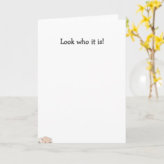 Old Geezer Age Burn Karte (Gelbe Blume)