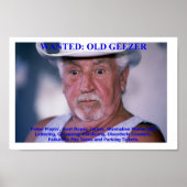Old Geezer Poster (Vorne)