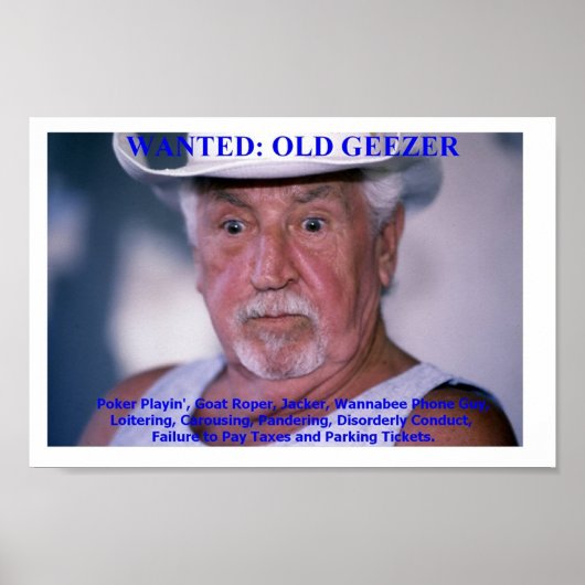 Old Geezer Poster (Vorne)