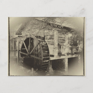 Old Georgia Mill Postkarte