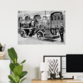 Old German Fire Engine, early 1900s Poster (Heimbüro)