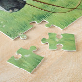 Old German Horse Oil Painting Portrait from 1924 Puzzle (Seite)