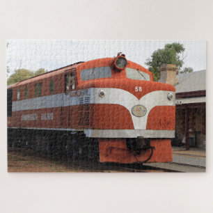 Old Ghan locomotive, Alice Springs, Australien Puzzle